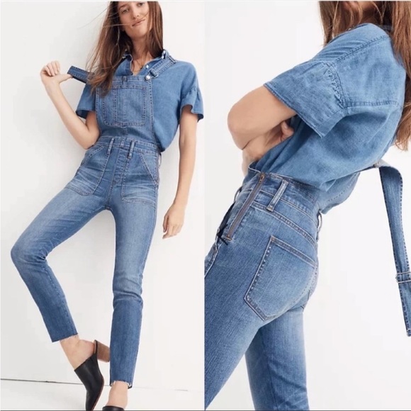 Madewell Denim - Madewell Overalls Skinny Size Small